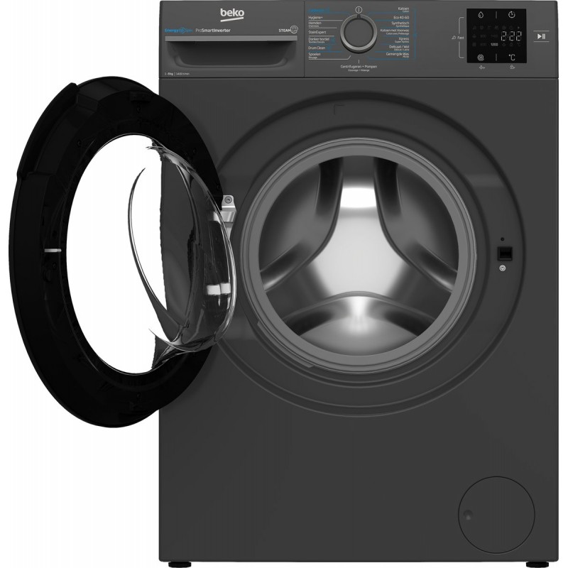 Beko - BM3WFT3841A - Vrijstaande Wasmachine - 8 kg - 1400 rpm