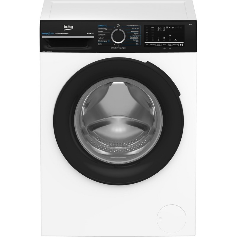 Beko Wasmachine met EnergySpin BM3WFU4841W – Krachtig, slim en zuinig! 8KG