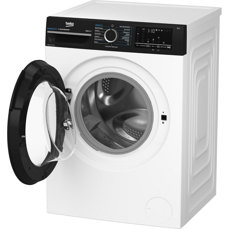Beko Wasmachine met EnergySpin BM3WFU4841W – Krachtig, slim en zuinig! 8KG