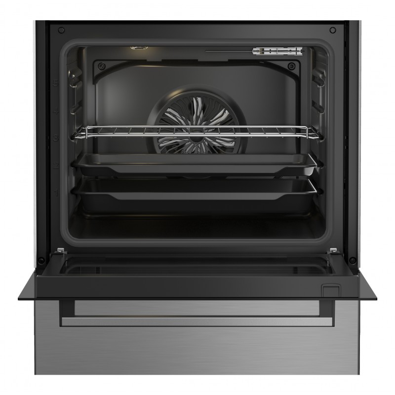 Beko FBM6701X - Fornuis keramisch - Keramisch - 4 - 2 fasen, 3 fasen