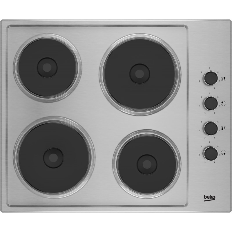 Beko HIGE64100X - inbouw elektrische kookplaat