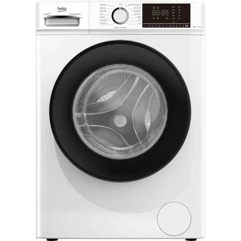 Beko WMOFE841 - Nieuw in doos -  Duits display - Wasmachine 8 kg - A  -SteamCure 