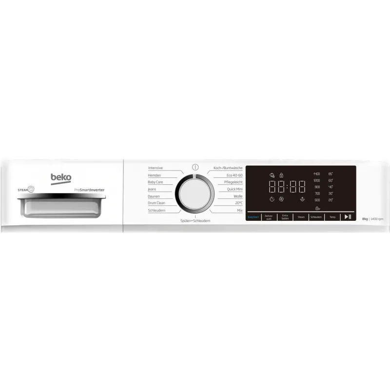 Beko WMOFE841 - Nieuw in doos -  Duits display - Wasmachine 8 kg - A  -SteamCure 