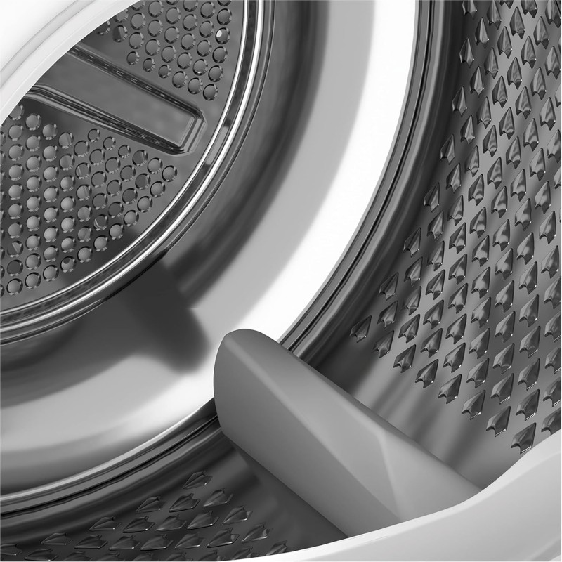 Beko B3DFT512447W vrijstaande wasdroogcombinatie, 12 kg wassen, 8 kg drogen, geschikt voor mensen met allergieën, touch-display met uitgestelde startfunctie 0-24 uur, bluetooth, stoomfunctie, navulfunctie, wit
