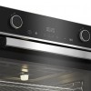Beko BBVM13400XDS Inbouwoven, 59,4 cm breed, 72 liter, SteamShine, soft-close deur, grillfunctie, gescheiden kookgedeelte, zwart