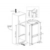 Beko Bcsa240k4sn Inbouw Koel-vriescombinatie - Minfrost - Led-verlichting - 243 Liter Inhoud - Wit