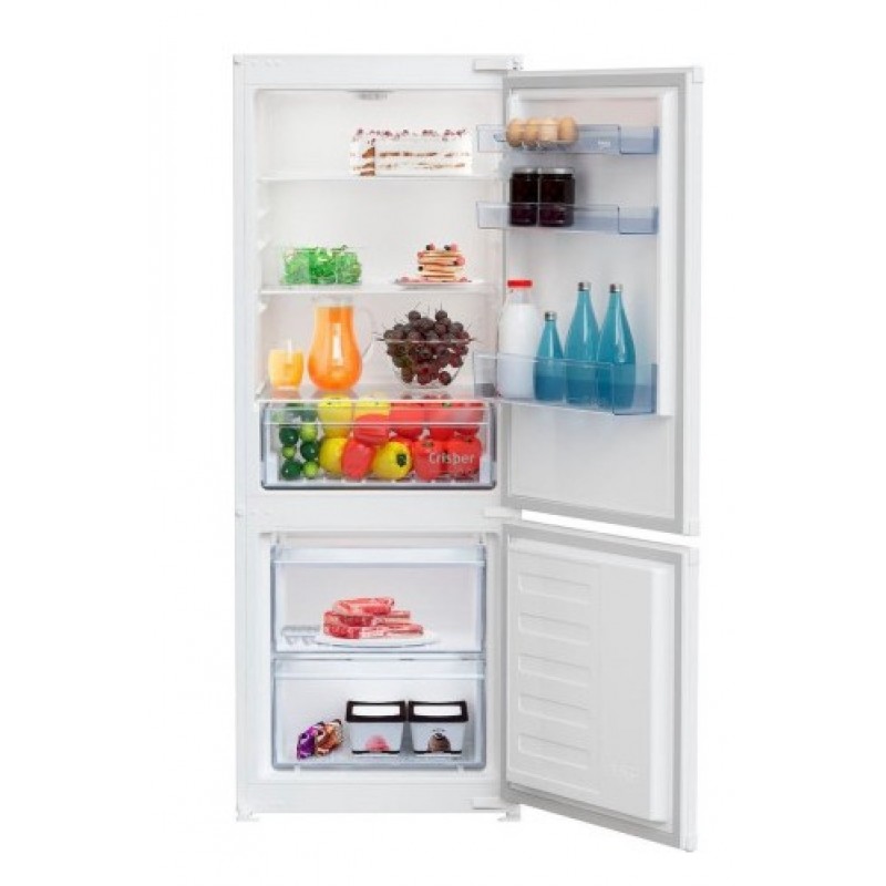 Beko Bcsa240k4sn Inbouw Koel-vriescombinatie - Minfrost - Led-verlichting - 243 Liter Inhoud - Wit