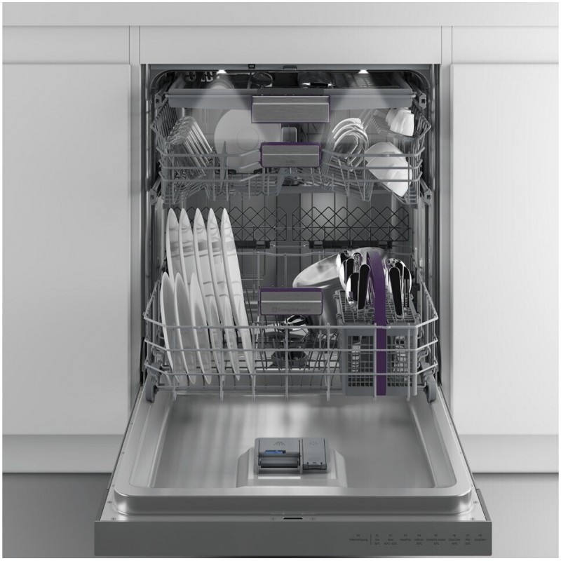 Beko BG640EXTI half geintegreerde vaatwasser | Besteklade | Led verlichting | Autodeur