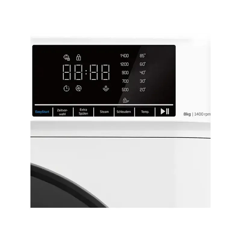 Beko - Duits display - Nieuw in doos -  BM3WFOE841PSA  - Wasmachine -  8 kg -  A 