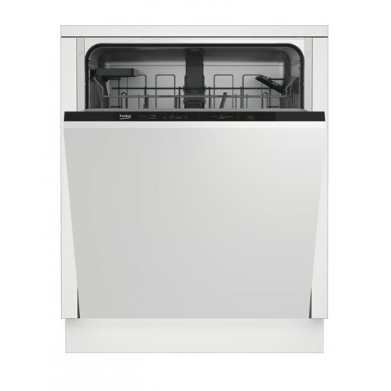 BEKO DIN14420 Inbouwvaatwasser volledig geïntegreerd 60 cm (E, Volledig geïntegreerd, Bestekmand, 14 couverts, AquaStop)