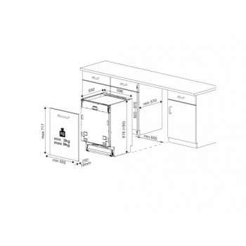 BEKO DIN14420 Inbouwvaatwasser volledig geïntegreerd 60 cm (E, Volledig geïntegreerd, Bestekmand, 14 couverts, AquaStop)
