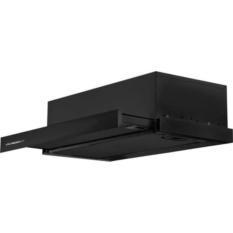 Berdsen BE-60-LW - Onderbouw afzuigkap - 60 cm - Zwart
