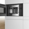 Bosch BFL523MB1F - Serie 4 - Inbouwmagnetron - 38x59 cm - 20 l - Zwart - Eenvoudig te reinigen met hydrolyse