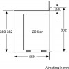 Bosch BFL523MB1F - Serie 4 - Inbouwmagnetron - 38x59 cm - 20 l - Zwart - Eenvoudig te reinigen met hydrolyse