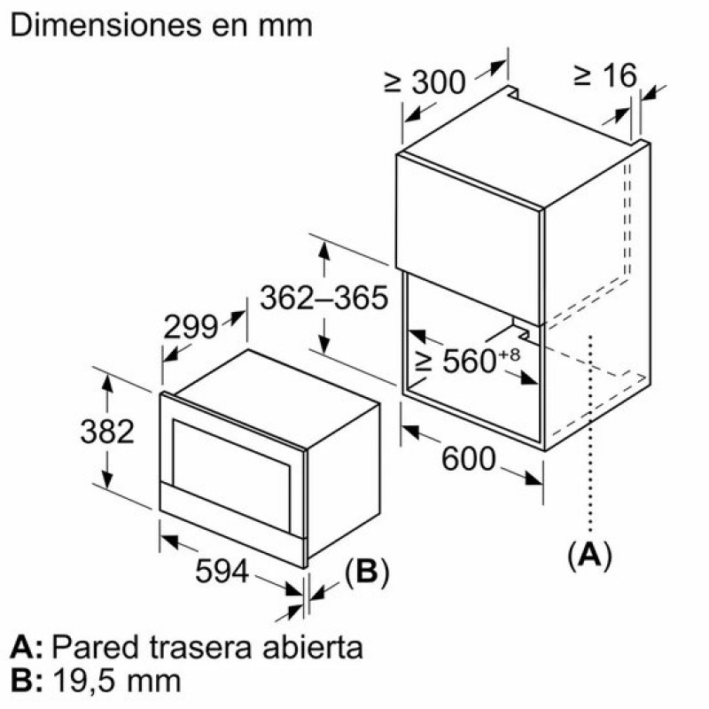 Bosch BFR7221B1 - Serie 8 - Inbouwmagnetron