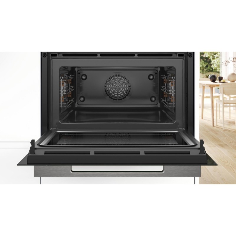 Bosch Serie 8 CMG7241B1 - Inbouw combi-oven - 45 cm - TFT-touchdisplay