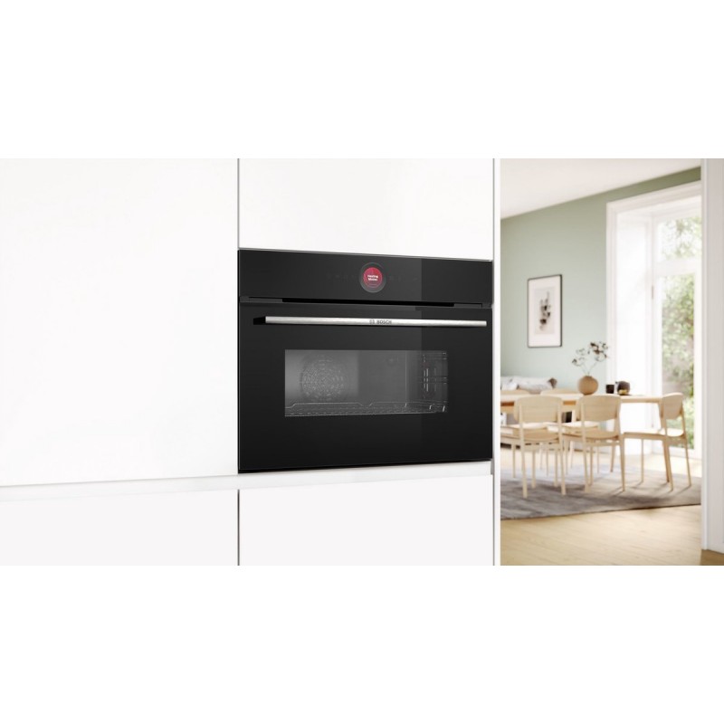 Bosch Serie 8 CMG7241B1 - Inbouw combi-oven - 45 cm - TFT-touchdisplay