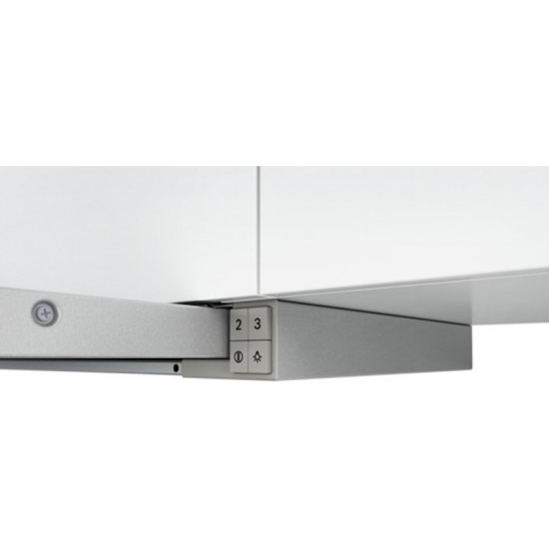 Bosch Serie 4 DFT63AC50 Afzuigkap 360 m³/uur Semi-inbouw (uittrekbaar) Zilver D