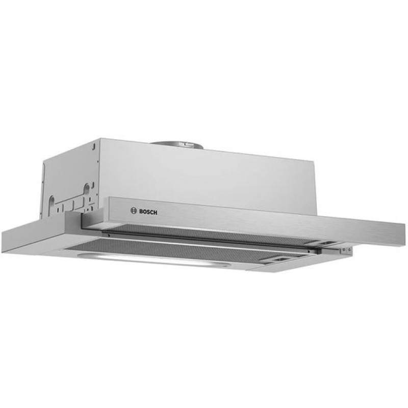 Bosch Serie 4 DFT63AC50 Afzuigkap 360 m³/uur Semi-inbouw (uittrekbaar) Zilver D