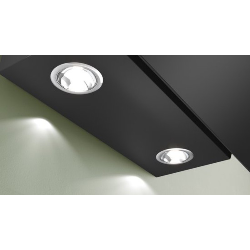 Bosch DWK85DK60 - Serie 2 - Afzuigkap - Wandshouwkap - 80 cm - Motor met laag geluidsniveau - Ledverlichting - Zwart