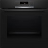 Bosch HBA572BB3F - Serie 4 - Inbouwoven - 71 l - Eenvoudig te reinigen met pyrolytische zelfreiniging - Air Fry-functie: voor perfect en gezonde gefrituurde gerechten -Zwart