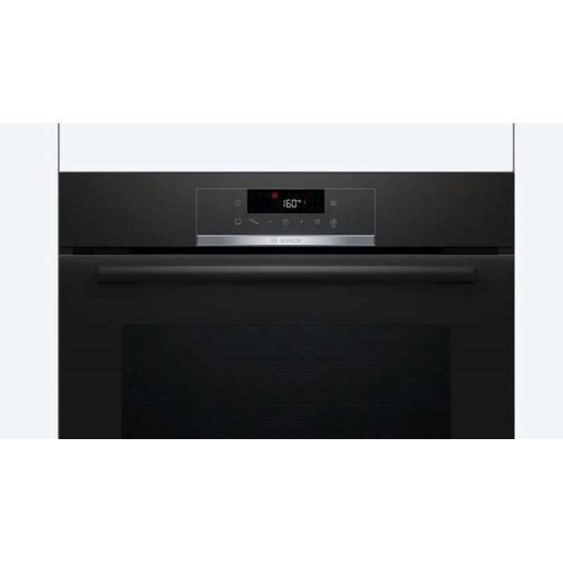 Bosch HBA572EB3 - Serie 4 - Inbouwoven - 71 L - Eenvoudig te reinigen met pyrolytische zelfreiniging - Air Fry-functie met bakplaat: gezondere manier om te snacken - 3600 W - Zwart