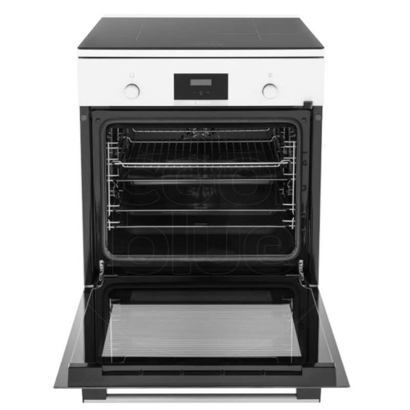 Bosch HLN39A020 - Serie 4 - Fornuis - Vrijstaand inductiefornuis - 3D Hetelucht: gelijkmatige luchtverdeling - Wit