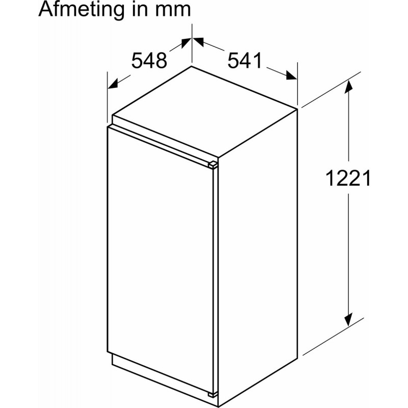 Bosch serie 2 122CM KIR415SE0 - Inbouwkoelkast