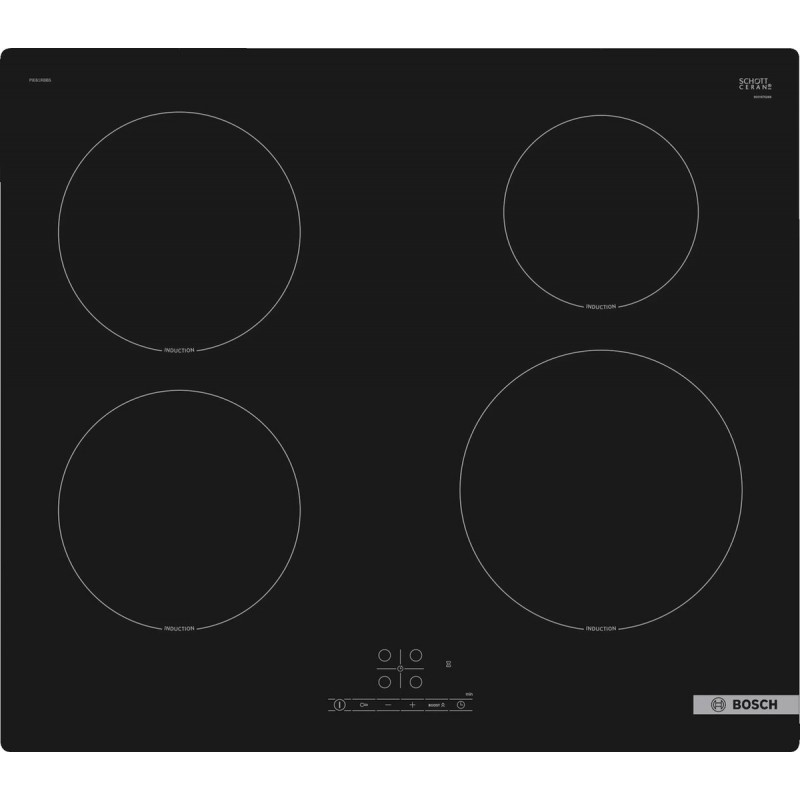Bosch PIE61RBB5E - Serie 4 - Inbouw Inductiekookplaat - Sneller koken met PowerBoost