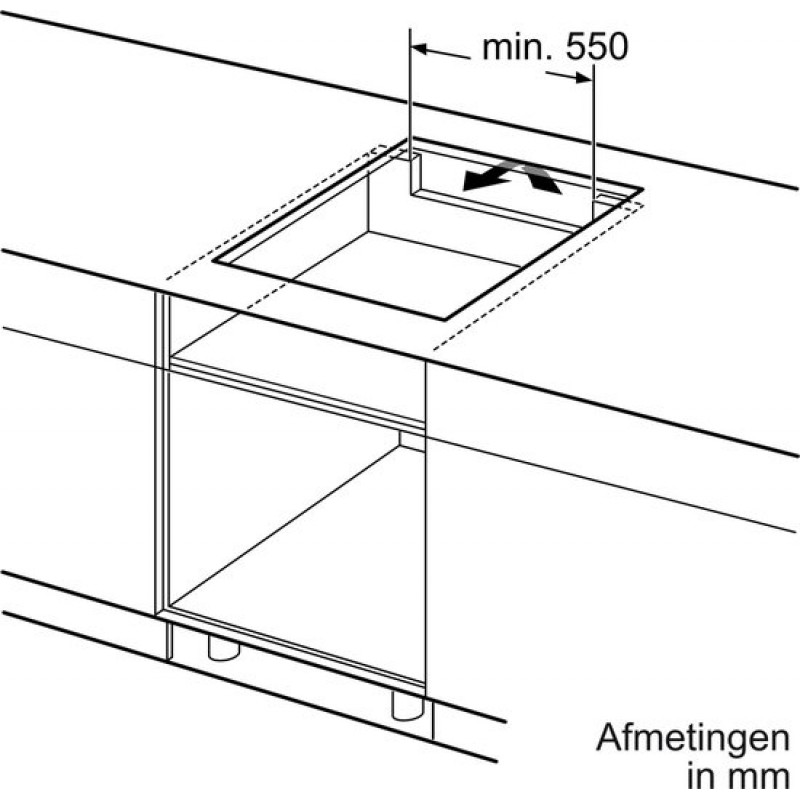 Bosch PUE61RBB6E - Serie 4 - Inbouw Inductiekookplaat - 60 cm - Tot wel 35% meer vermogen met Power Boost -Eenvoudig bediening met Touch Select