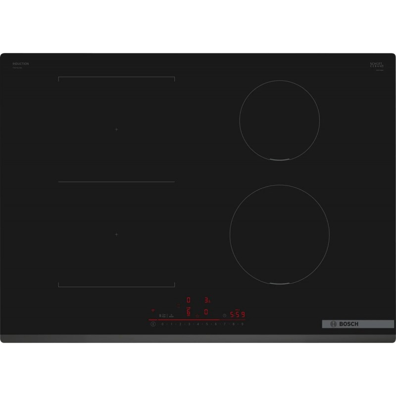 Bosch PVS731HB1E - Inductiekookplaat - 70 cm - Zwart - Sneller koken met PowerBoost -CombiZone - Home Connect
