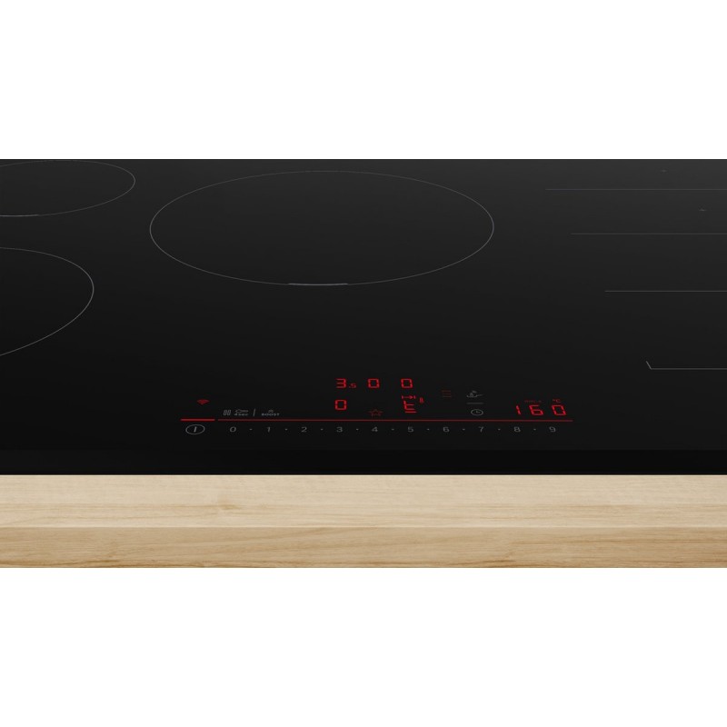 Bosch Serie 6 PXV831HC1E kookplaat Zwart Ingebouwd 80 cm Inductiekookplaat zones 5 zone