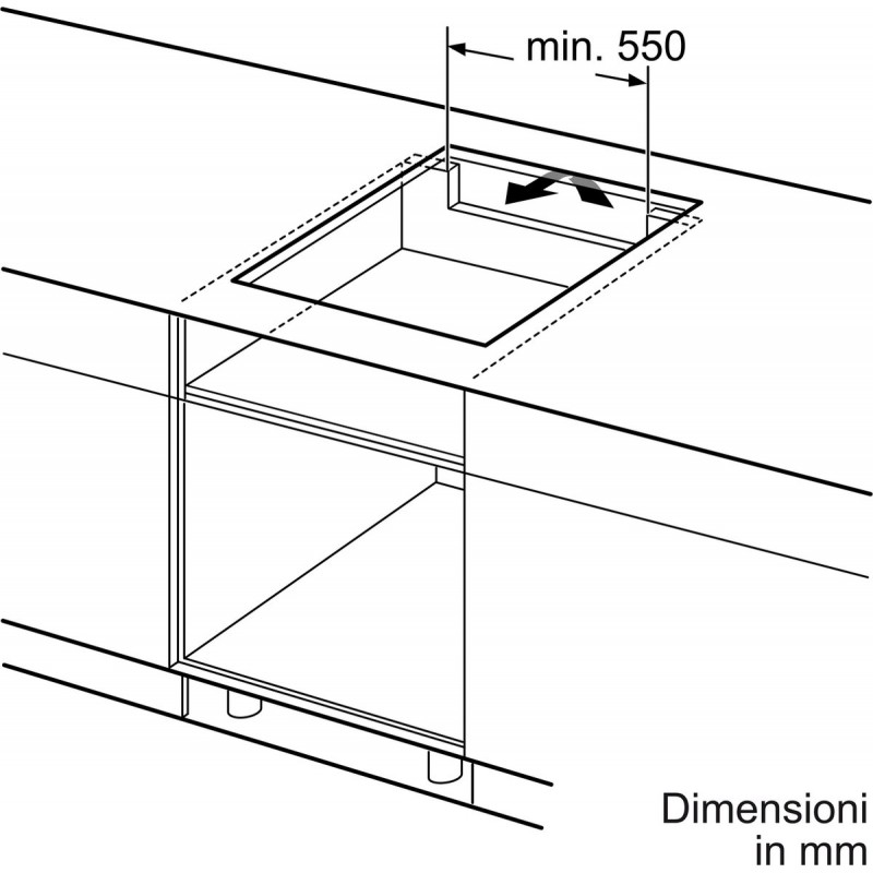 Bosch Serie 6 PXV831HC1E kookplaat Zwart Ingebouwd 80 cm Inductiekookplaat zones 5 zone