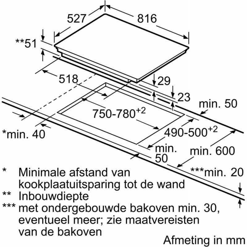 Bosch PXV875DC1E Serie 8 - inbouw inductie kookplaat