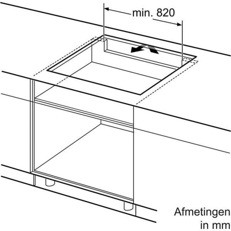 Bosch PXX975DC1E - Serie 8 - Inbouw Inductiekookplaat - 90cm - PerfectFry: aanbranden behoort tot het verleden - FlexInduction maakt het mogelijk om twee zones te combineren tot één