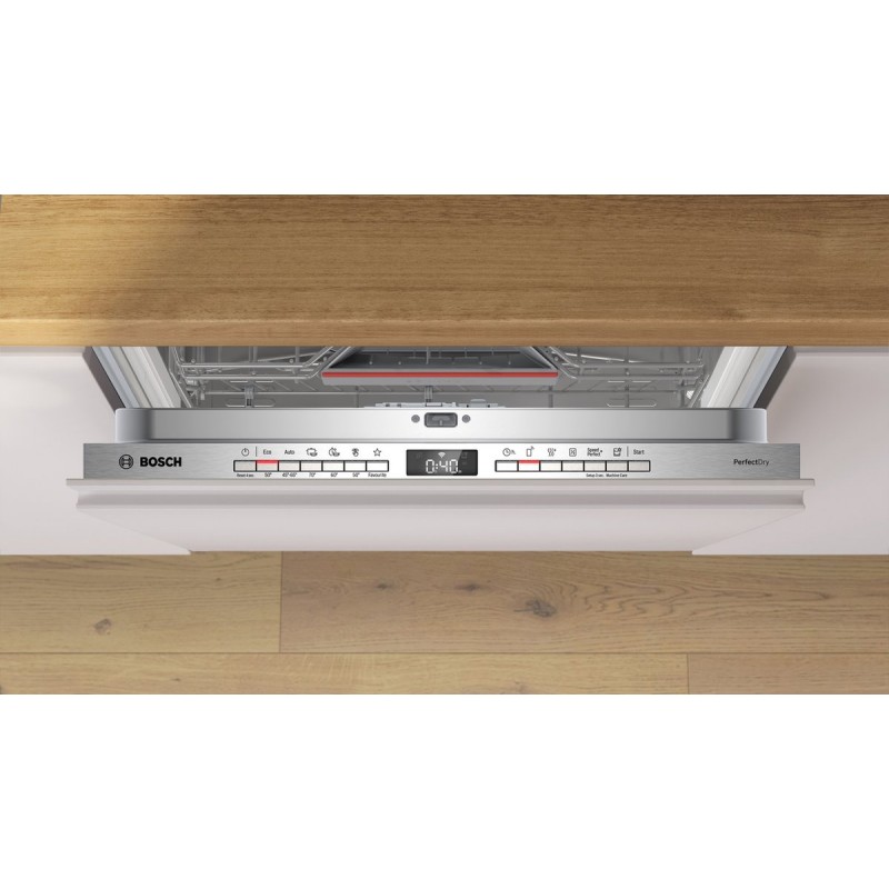 Bosch SMH6ZCX10E - Series 6 - Inbouw vaatwasser - 60 cm - Energielabel B - Home Connect - geschikt voor IKEA Keuken - PerfectDry met zeolith: perfecte droogresultaten met een laag energieverbruik