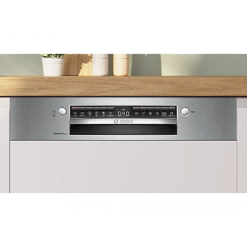 BOSCH SMI4EVS08E Serie 4 vaatwasser (half-geïntegreerd, 598 mm breed, 44 dB (A), B)