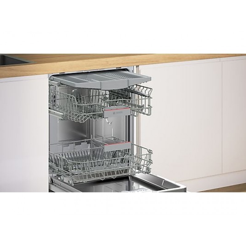 BOSCH SMI4EVS08E Serie 4 vaatwasser (half-geïntegreerd, 598 mm breed, 44 dB (A), B)