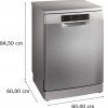 Bosch SMS26AI01F - Serie 2 - Vaatwasser - Vrijstaande vaatwasser - 60 cm - Geborsteld staal -Extra Droog: optie voor extra grondige droogresultaten