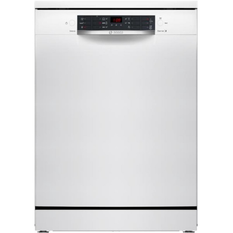 Bosch SMS26AW01F - Serie 2 - Vaatwasser - Vrijstaande vaatwasser - 60 cm - Wit - Extra Droog: optie voor extra grondige droogresultaten