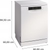 Bosch SMS26AW01F - Serie 2 - Vaatwasser - Vrijstaande vaatwasser - 60 cm - Wit - Extra Droog: optie voor extra grondige droogresultaten