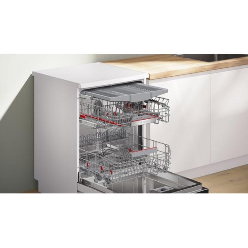 Bosch SMS6ECW15E - Serie 6 - Vrijstaande vaatwasser - 60 cm - Wit - Energielabel A - Home Connect