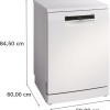 Bosch SMS6ECW15E - Serie 6 - Vrijstaande vaatwasser - 60 cm - Wit - Energielabel A - Home Connect