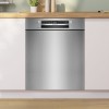 Bosch SMU6ZCS10E - Serie 6 - Inbouwvaatwasser - Onderbouw - 60 cm - Geborsteld staal