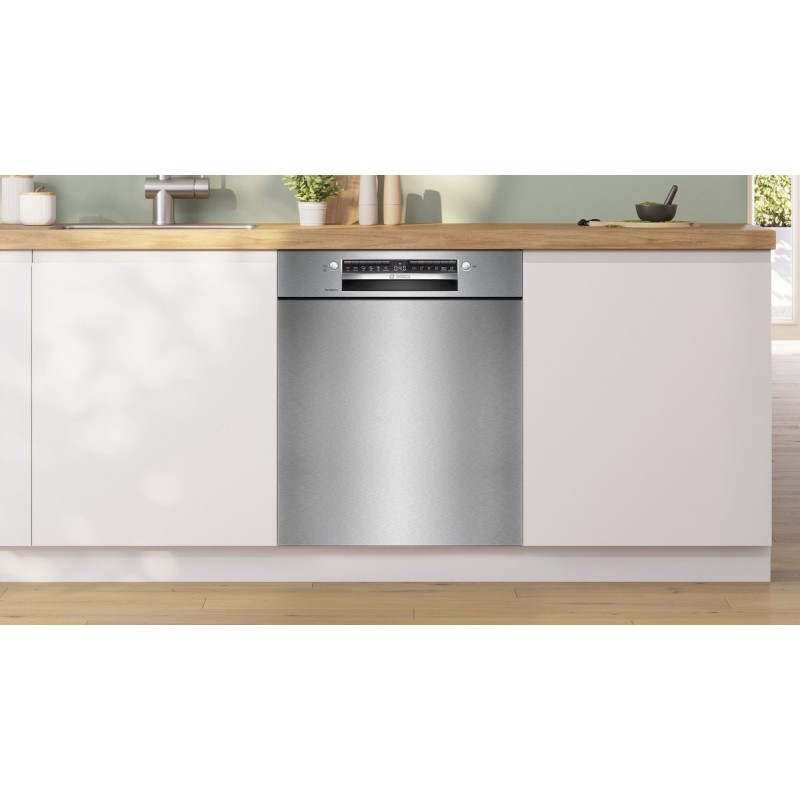 Bosch SMU6ZCS10E - Serie 6 - Inbouwvaatwasser - Onderbouw - 60 cm - Geborsteld staal