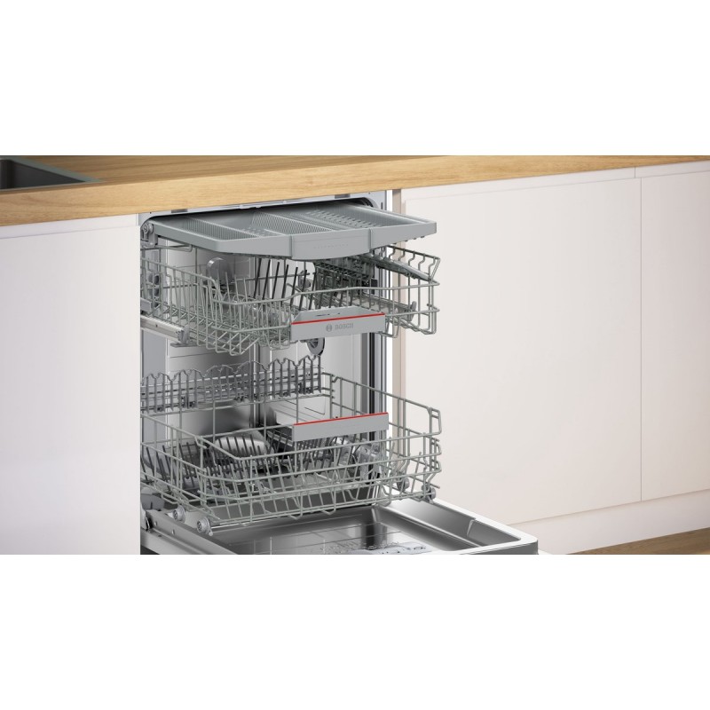 Bosch SMU6ZCS10E - Serie 6 - Inbouwvaatwasser - Onderbouw - 60 cm - Geborsteld staal