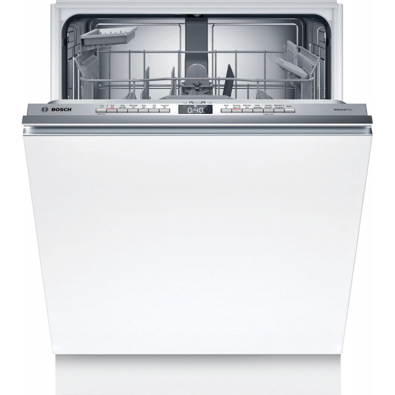 Bosch SMV4EAX23N - Serie 4 - Inbouwvaatwasser - 60 cm - Zeer stil - Energielabel E - Home Connect - infoLight - Efficient Dry: verbeterde droogprestaties door de automatisch geopende deur