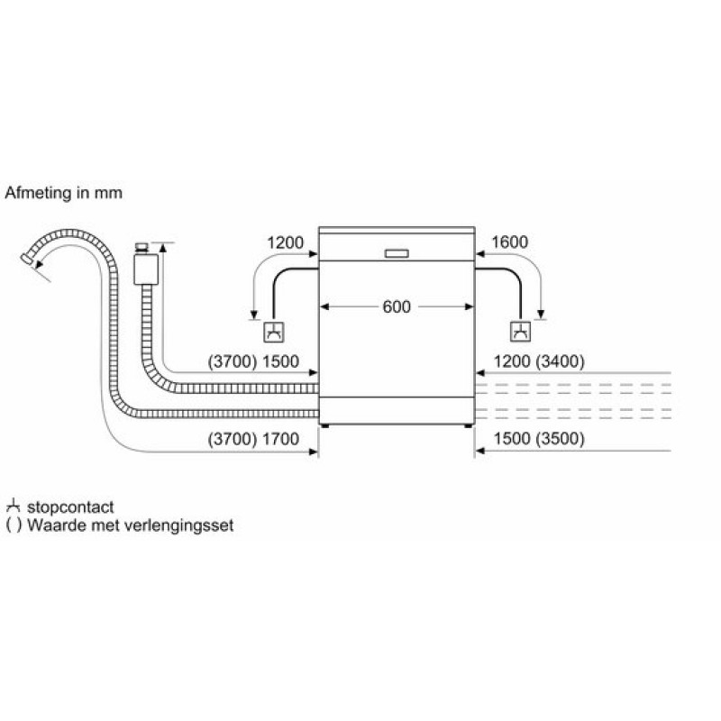 Bosch SMV6YCX07E Serie 6 - Vaatwasser - Inbouwvaatwasser - Volledig geïntegreerd - 60 cm - Energieklasse A - PerfectDry met zeolith: perfect droogresultaat met een laag energieverbruik - Home Connect