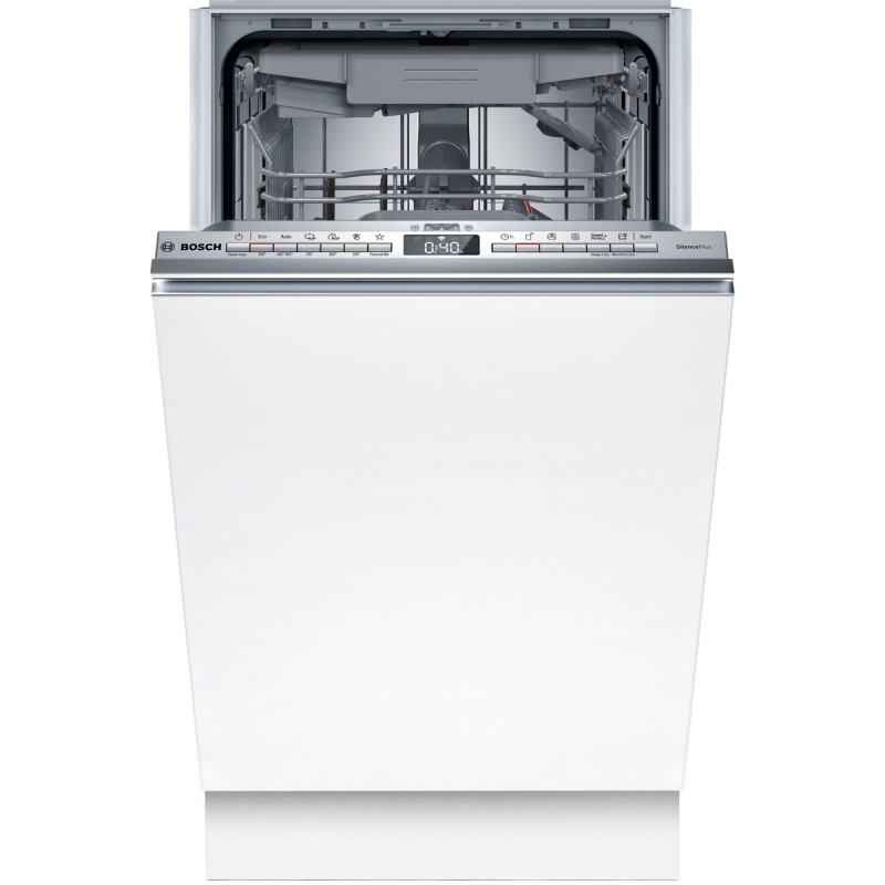 Bosch SPV4EMX17E - Serie 4 - Vaatwasser -Inbouwvaatwasser - Volledig integreerbaar - 45 cm - Energielabel B - Efficient Dry: verbeterde droogprestaties door de automatisch geopende deur