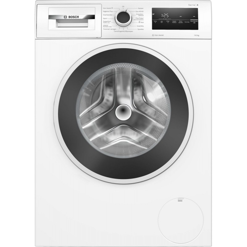 Bosch WAN2827BNL - Serie 4 - Wasmachine met stoom - 1400 rpm - Energielabel A - 8 KG - Iron Assist: vermindert kreukels tot 50% - Speedperfect - Stil
